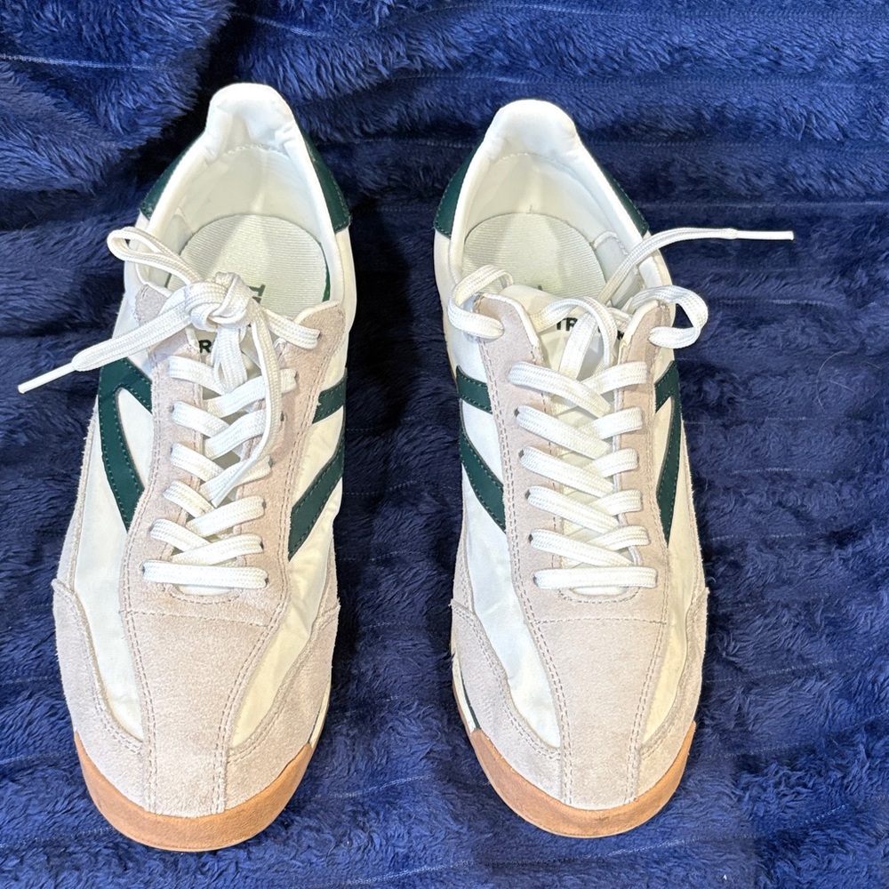 Tretorn White and Dark Green women 's Sneakers